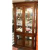 Image 1 : SOLID WOOD 1 PC 6.5' CHINA CABINET