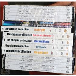 FOUR COMPLETE SERIES SETS INCL. CHAPLIN,