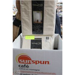 "VINTAGE SILK" BRAND PANEL AND SCARF VALANCE