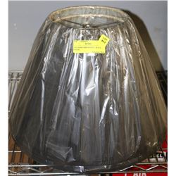 TWO NEW LAMP SHADES - BLACK IN COLOR