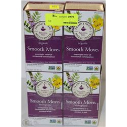 FOUR BOXES ORGANIC CONSTIPATION RELIEF TEA