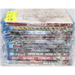 BUNDLE OF 10 ASSORTED BLU-RAY DVD'S