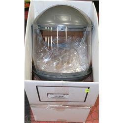 LOT OF TWO FIBERMETAL FACE MASKS