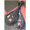 Image 1 : LOT OF 4 ASSORTED WILSON RACQUETS