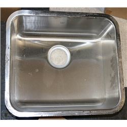 18"X18" STAINLESS STEEL SINGLE SINK