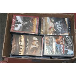 BOX OF ASSORTED DVD'S