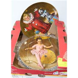 4 JOHN MCLELLAND CIRCUS SERIES-NUMBERED PLATES