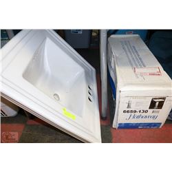 HATHAWAY PORCELAIN SINK WITH PEDESTAL STAND