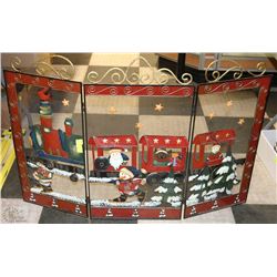 XMAS FIREPLACE SCREEN