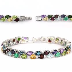 Natural Multi Gemstone Bracelet