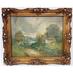 ANTIQUE PASTEL PAINTING