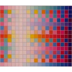 Yaacov Agam (b. 1928) Israeli, NEW LANDSCAPE, color screenprint, signed in pencil, numbered edi...