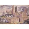 Image 1 : Ken Barker (20th Century) American Illustrator, NEW YORK, 1938, watercolor, 10 x 14", signed lo...