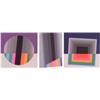 Image 1 : Eugenio Carmi (b. 1920) American, SQUARE; CIRCLE; STRIPES, 1973, three color screenprints, each...