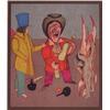 Image 1 : Mihail Chemiakin (b. 1943) Russian, HAPPY DRINKER, color lithograph, signed in pencil, numbered...