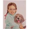 Image 1 : Daniel Cho (20th Century), GIRL WITH PUPPY, acrylic painting on silk, 24 x 19", signed lower le...