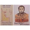 Image 1 : Jean Cocteau (1889-1963) French, PEOSIE GRAPHIQUE, 1973, color lithograph poster, 28 1/2 x 17 1...