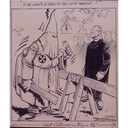 Paul Conrad (b. 1924) Illustrator for L.A. Times, IF AH WASN'T A MAN-OF-THE-CLOTH MASELF...!, 1...