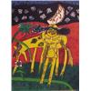 Image 1 : Cornielle (b. 1922) Dutch, STARRY NIGHT, 1972, color lithograph, signed in pencil, numbered edi...