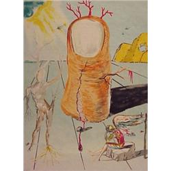 Salvador Dali (1904-1989) Spanish, THE VISION OF THE ANGEL OF CAP CREUS (The Thumb) (F.80-8; M....
