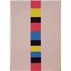 Image 1 : Jules Engel (1915-2003) American, UNTITLED (color bar), 1970's, oil painting on canvas, 50 x 36...