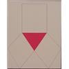 Image 1 : Jules Engel (1915-2003) American, UNTITLED (red triangle), oil painting on canvas, 30 x 24", si...