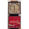 Image 1 : Reverend Howard Finster (1916-2001) American, COCA COLA CLOCK, 1989, acrylic painted soda fount...