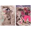 Image 1 : Gersh (20th Century) American, REFLECTIONS; HOT PANTS, two color monotypes, each signed in penc...