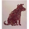 Image 1 : David Gilhooly (b. 1943) Canadian, DRACULA'S DOG, 1988, color monoprint, image 19 x 20", signed...