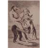 Image 1 : Francisco Goya (1746-1828) Spanish, MIREN QUE GRABES from Los Caprichos, plate 63, etching, sig...