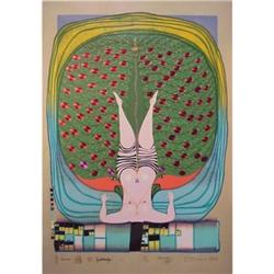 Fredrick Hundertwasser (1928-2000) Austrian, HOMAGE TO SCHRODER SONNENSTERN (K.56), screenprint...