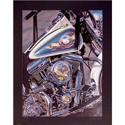 Scott Jacobs (20th Century) American, LIVE TO RIDE, color screenprint, signed in pencil, number...