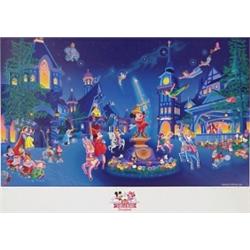 Melanie Taylor Kent (20th Century) American, FANTASY LAND, color screenprint, signed in pencil,...