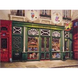 Kondakova (20th Century), JOUETS, screenprint on canvas, numbered edition 100, signed, 18 x 24"...