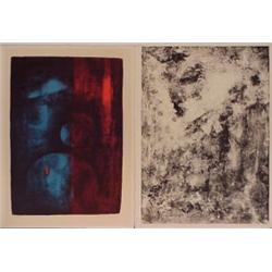 LeBaDang (b. 1922) Vietnamese French, NATURE PRAYS WITHOUT WORDS series, 1968, one color lithog...