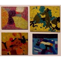 Jacques LeFort (20th Century) French, LE PETIT CHEVAL; ABSTRAIT; IMPRESSION JAUNE; ABSTRAIT, fo...