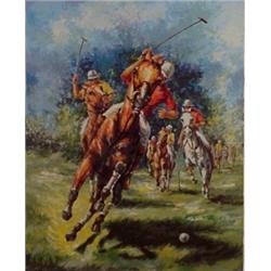 Americo Makk (20th Century) American, POLO, color screenprint, signed in pencil, numbered editi...