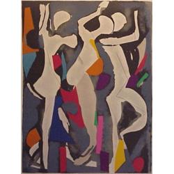 Marino Marini (1901-1980) Italian, RITE OF SPRING (G. L.121), color lithograph, signed in penci...