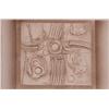 Image 1 : Paul Maxwell (20th Century) American, UNTITLED, acrylic painted cast paper, 14 1/2 x 23", signe...