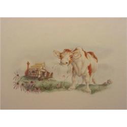 Elizabeth Miles (20th Century) American, JACK AND THE BEANSTALK, page 39, original children's b...