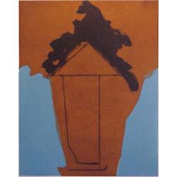 Robert Motherwell (1912-1993) American, THE PERSIAN II (B.323), 1984, color aquatint etching, s...