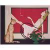 Image 1 : Philippe Noyer (1917-1985) French, RECLINING WOMAN WITH NECKLACE, color lithograph, signed in p...