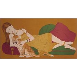 Philippe Noyer (1917-1985) French, HEIDI, color lithograph, signed in pencil, numbered edition...