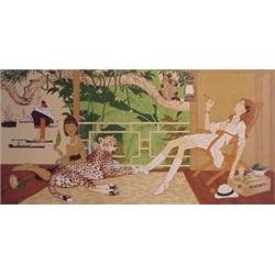 Philippe Noyer (1917-1985) French, WHISKEY CASE, color lithograph, signed in pencil, numbered e...