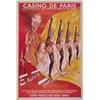 Image 1 : Okley (20th Century) French, EXCITING TEMPTATIONS, CASINO DE PARIS, color poster, 59 x 39", mou...