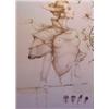 Image 1 : Michael Parkes (20th Century) American, STALKING, color lithograph, signed in pencil, numbered...