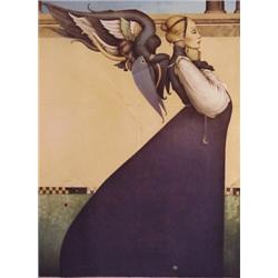 Michael Parkes (20th Century) American, GIFT OF WONDER, color lithograph, signed in pencil, num...