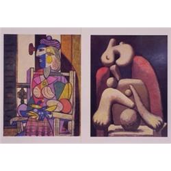 after Pablo Picasso (1881-1973) Spanish, MUSEE PICASSO COLLECTION, nine color prints, numbered...