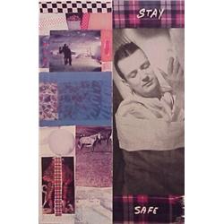 Robert Rauschenberg & Ed Ruscha, STAY SAFE, color poster, 35 1/4 x 23", signed in pencil by Rau...