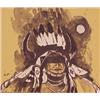 Image 1 : Kevin Redstar (20th Century) Native American, CHIEF, color lithograph, signed in pencil, number...
